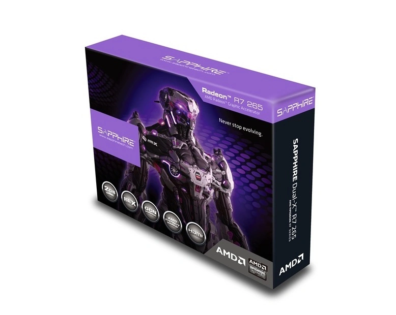 Sapphire R7 265 2GB Ddr5 256Bit 16x Ekran Kartı -11232-00-20G